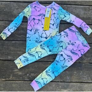 🌱ORGANIC🌱 Baby Gap  |Unicorn PJ Set  Sz 2T + Loving Kindness Everyday